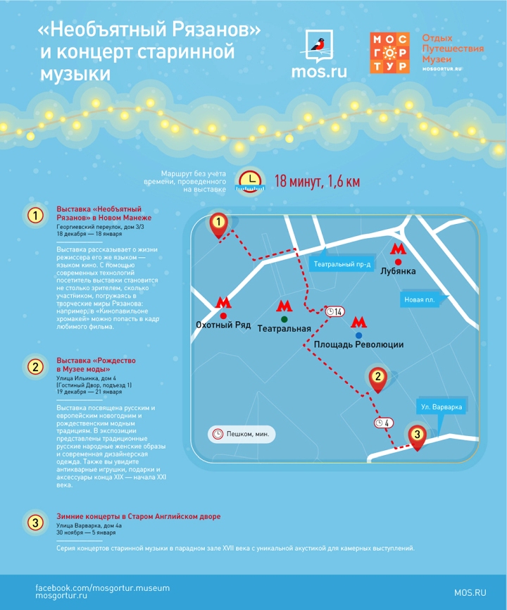 Москва представила новогодние экскурсионные маршруты