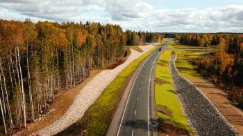 Новый участок дороги А-121 в Карелии открыт для движения