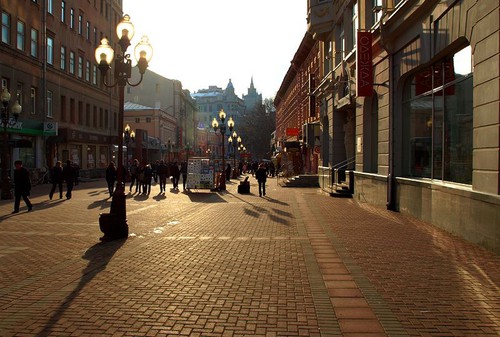 Пешеходная зона Москвы