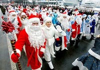 Шествие Дедов Морозов и Снегурочек пройдёт в Минске 25 декабря