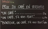 Во французском кафе вежливым туристам сделают скидку