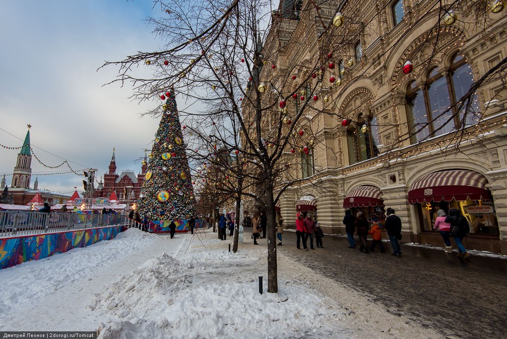 Чем примечательна новогодняя Москва?