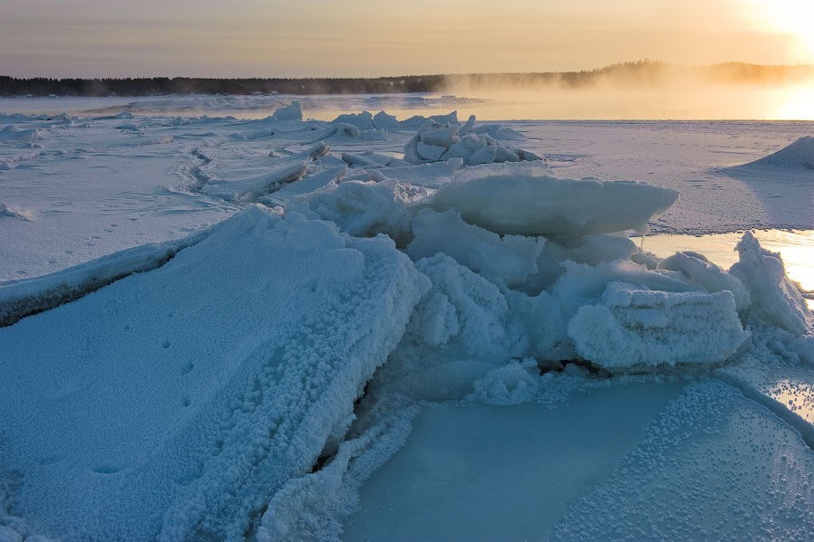 Замёрзшее море, тёплая душа (Северная Карелия)