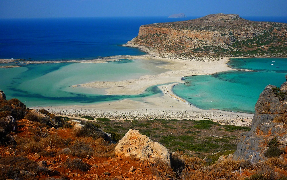 Лагуна и бухта Балос в Греции