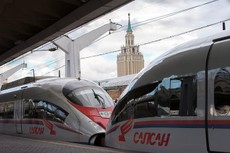 Дополнительные рейсы поездов "Сапсан" в праздничные дни февраля и марта