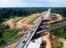 На декабрь 2019 года запланировано окончание строительства двух объектов ЦКАД-5